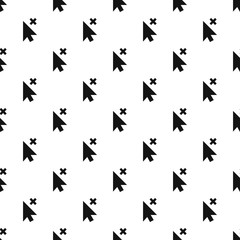 Cursor close element pattern seamless vector repeat geometric for any web design