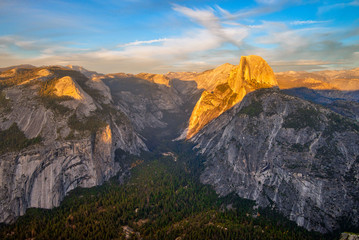 Naklejka premium Yosemite Valley, Yosemite National Park, California USA
