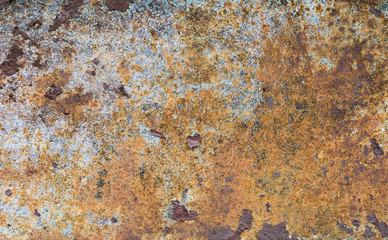 Old rusty metal plate texture