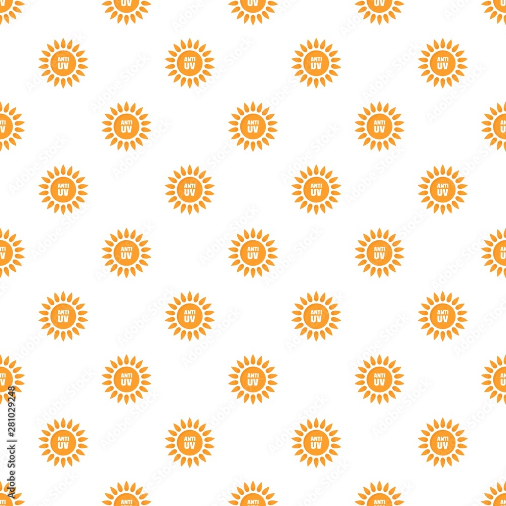 Poster anti uv pattern seamless vector repeat for any web design