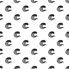 Wave nature pattern seamless vector repeat geometric for any web design