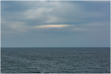 Cloud drama over sea at Ulsan South Korea