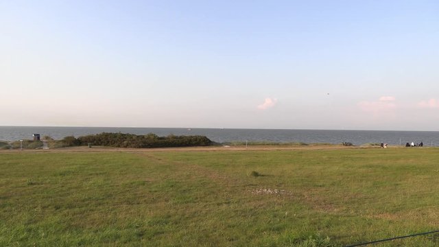 Beach of Hooksiel near Wilhelmshaven Germany