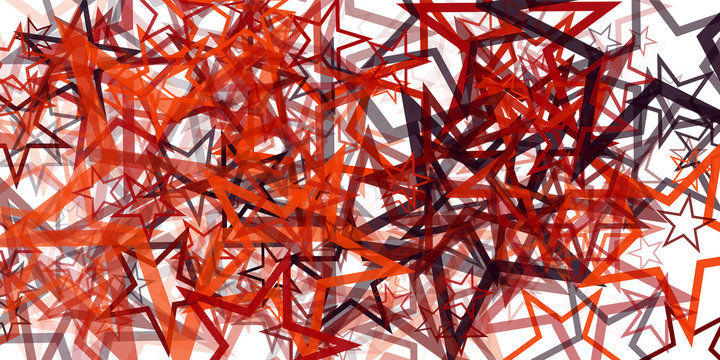 Abstract Generative Art color distributed Stars background illustration