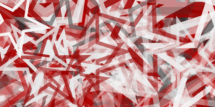 Abstract Generative Art color distributed Stars background illustration