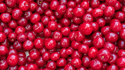a red cherry closeup