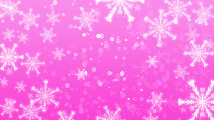Obraz na płótnie Canvas Beautiful background with winter decorative snowflakes 