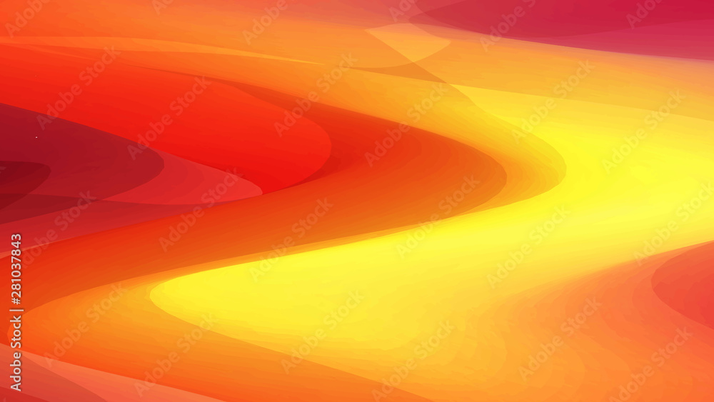 Poster gradient wave. 3d wavy background with dynamic effect. vector illustration.