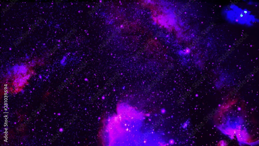 Wall mural moving forward in space