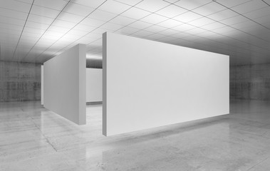 Abstract empty minimalist interior design 3 d