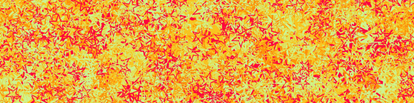 Abstract Generative Art color distributed Stars background illustration