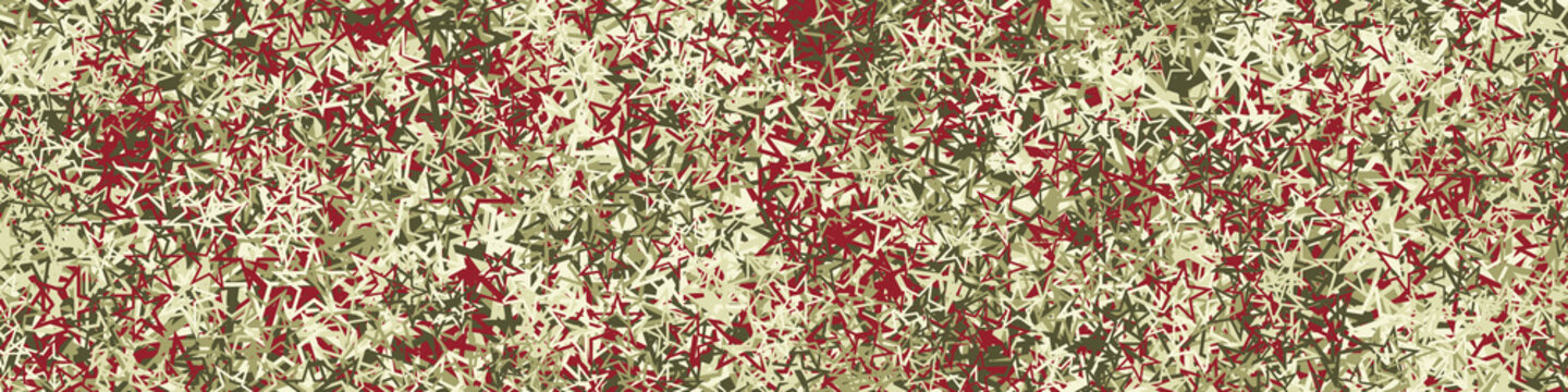Abstract Generative Art color distributed Stars background illustration