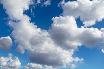 Clouds against blue sky as background