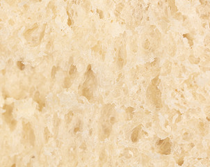 The flesh of bread as an abstract background
