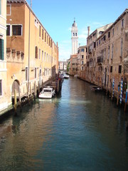 Fototapeta na wymiar Canales de Venecia 