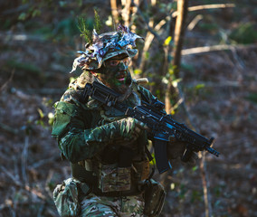 Airsoft military game
