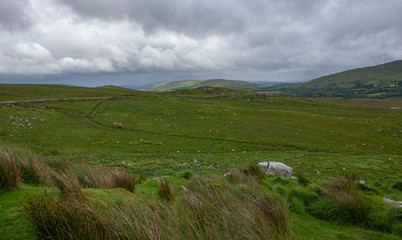 Fototapeta na wymiar Ring of Kerry Ireland landscapes clouds