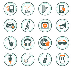 Disco Or Club icons set