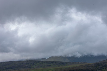 Naklejka na ściany i meble Ring of Kerry Ireland landscapes clouds