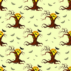 Abstract seamless halloween coffin pattern for girls or boys. Creative vector pattern with coffin, halloween. Funny halloween coffin pattern for textile and fabric. Fashion style. Colorful picture.