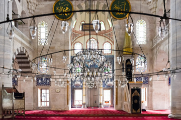 Interior view of Kilic Ali Pasha Mosque in Istanbul