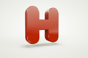 Obraz premium 3d letter collection.letter H