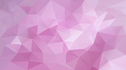 vector abstract irregular polygon background - triangle low poly pattern - cute baby pink color