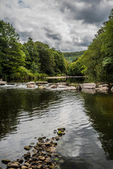 Fototapeta premium River Tawe, Wales, UK