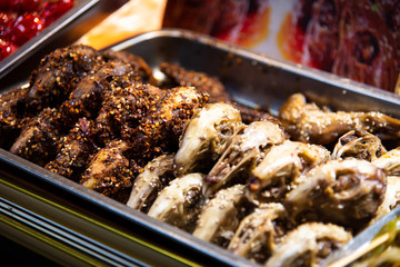 Braised Rabbit head in China