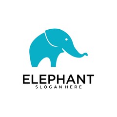 Elephant Sign Logo Design template