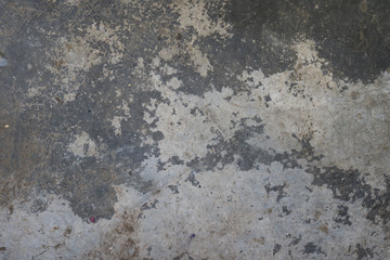 Map of a weathered floor with different tones of gray- irregular background with rough texture