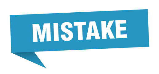 mistake