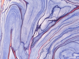 Obraz premium Background of purple splashes of paint. Fragment of artwork