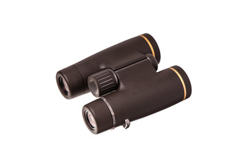 modern binoculars isolated on white