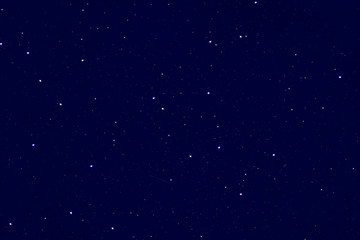 many bright white stars in the dark blue night sky