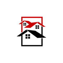 Real Estate Home Property Design Template Vector
