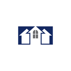 Real Estate Home Property Design Template Vector