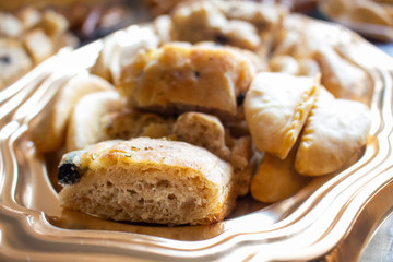 Close-up d'un plat du maroc