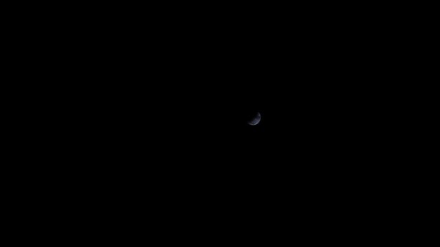 Partial eclipse of the moon