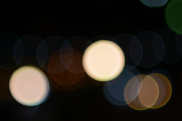 defocused lights