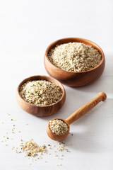 hulled hemp seeds, healthy superfood supplement