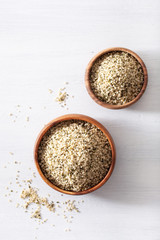 hulled hemp seeds, healthy superfood supplement