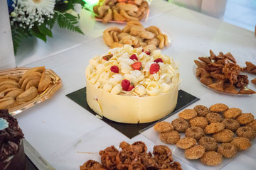 Close-up d'un plat du maroc