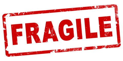 nlsb890 NewLongStampBanner nlsb - english text - fragile: stamp / red / template - new-version - xxl e8223