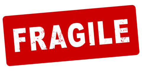 nlsb891 NewLongStampBanner nlsb - english text - fragile: stamp / red / template - new-version - xxl e8224