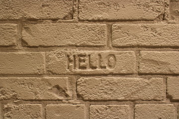 ブロック文字　ハロー