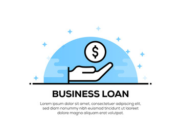 BUSINESS LOAN ICON CONCEPT