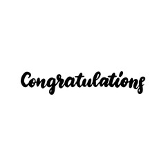 Congratulations Handwritten Lettering