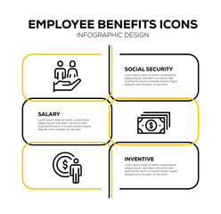 EMPLOYEE BENEFITS ICON SET