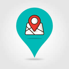 Map Marker vector pin icon